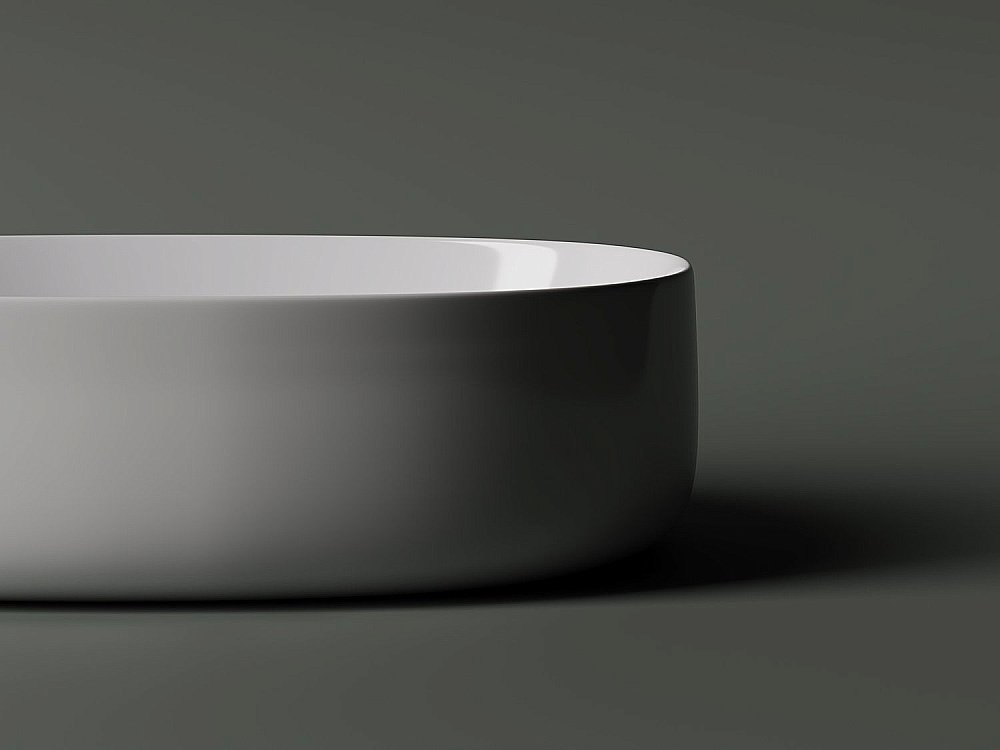 Раковина накладная Ceramica Nova Element CN5023 белая купить в интернет-магазине Sanbest
