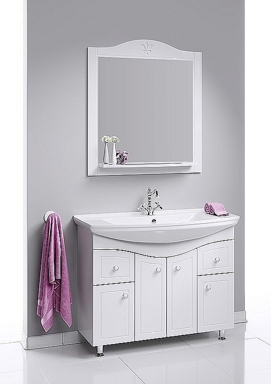 Тумба с раковиной AQWELLA Франческа 105 для ванной в интернет-магазине Sanbest