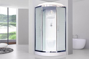 Душевая кабина Royal Bath RB90HK6-WC-CH 90x90 профиль хром/стекло матовое купить в интернет-магазине Sanbest