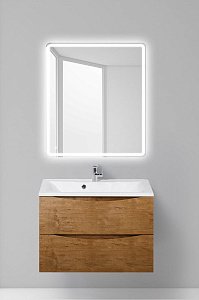 Тумба с раковиной Belbagno MARINO 80 2C-SO/BB800/450-LV-MR-AST Rovere Nature для ванной в интернет-магазине Sanbest