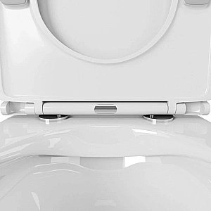 Унитаз с инсталляцией OWL 1975 Wave Cirkel-H OWLINSTNI.OWLT190801 безободковый, с крышкой микролифт, с кнопкой Nikel хром купить в интернет-магазине Sanbest