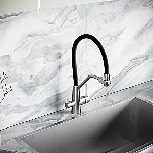 Смеситель для кухни Sancos Nolia SC12003SS нержавеющая сталь купить в интернет-магазине сантехники Sanbest