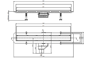 Душевой трап PESTAN Confluo Frameless Line 650 купить в интернет-магазине Sanbest