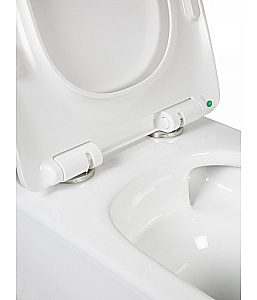 Унитаз подвесной Agger AT10150 безободковый, с инсталляцией, смыв торнадо, с крышкой микролифт, белый глянцевый купить в интернет-магазине Sanbest