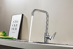 Смеситель для кухни Aquatek Вега AQ1081CR хром купить в интернет-магазине сантехники Sanbest