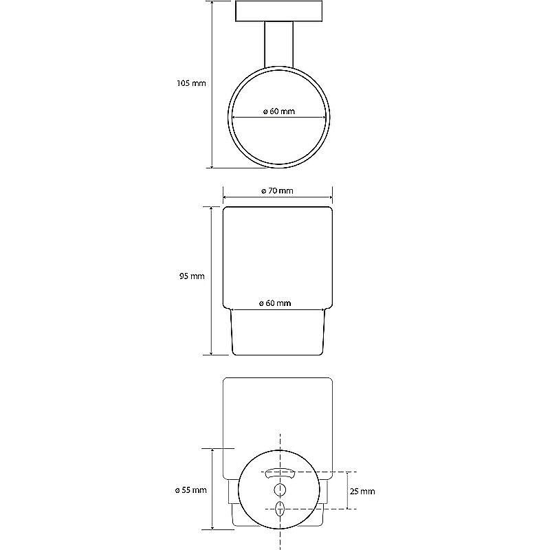 Стакан Bemeta Brilo 161110012 золото купить в интернет-магазине сантехники Sanbest