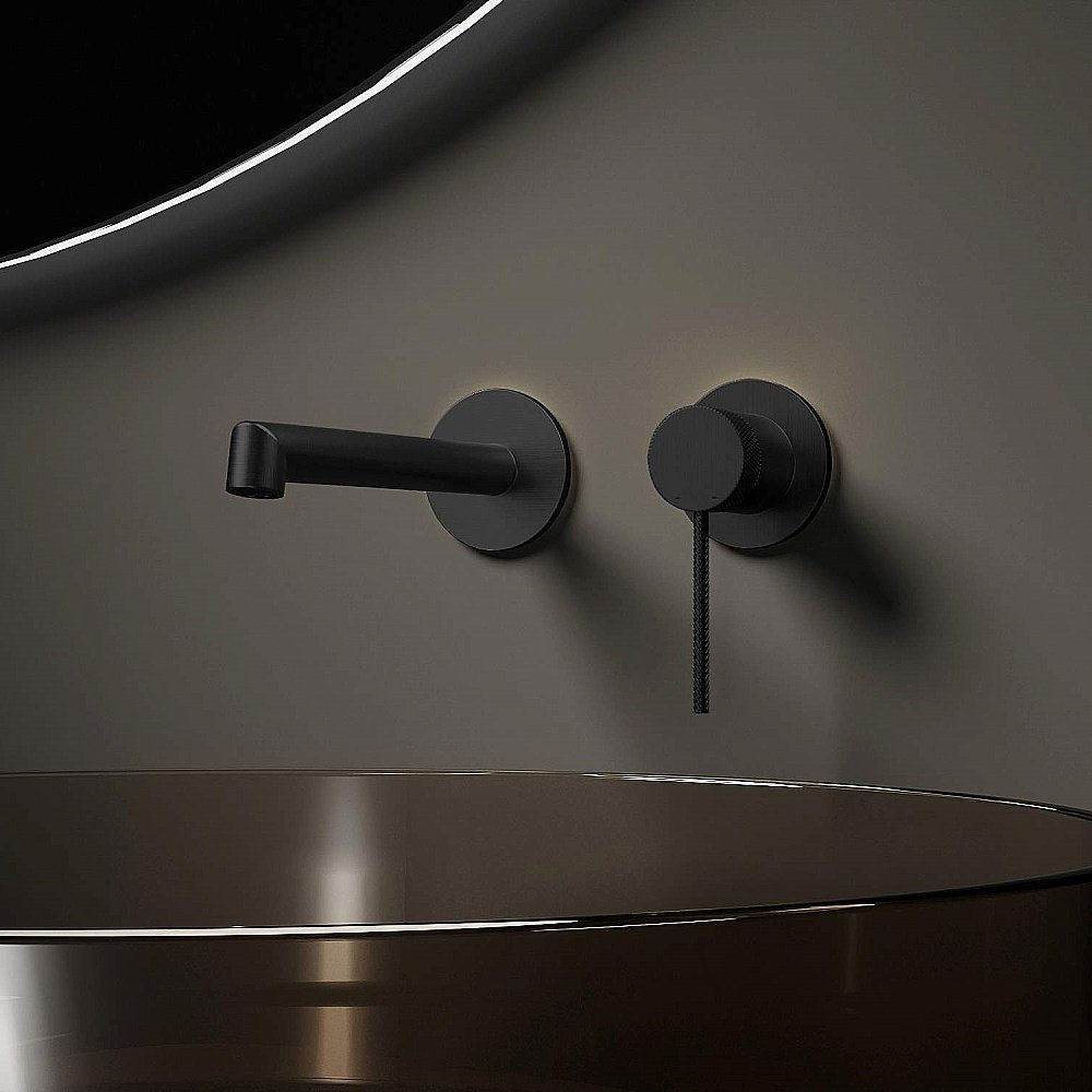 Смеситель для раковины Vincea Rim VBFW-2RM1MB черный матовый купить в интернет-магазине сантехники Sanbest