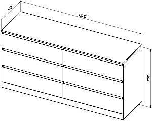Комод Aquanet Сканди 302548 160 Дуб крафт для ванной в интернет-магазине сантехники Sanbest