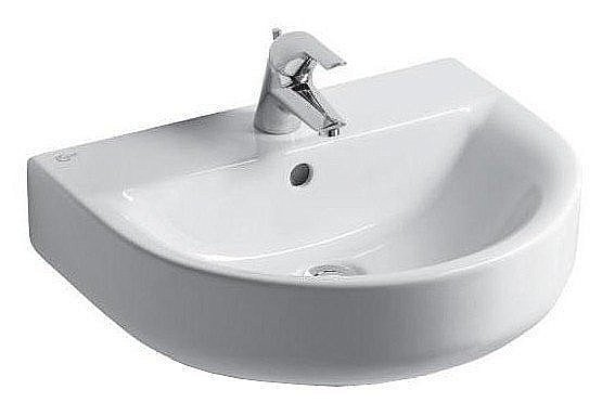 Раковина на полупьедестале Ideal Standard Connect 55 E785401 белая купить в интернет-магазине Sanbest