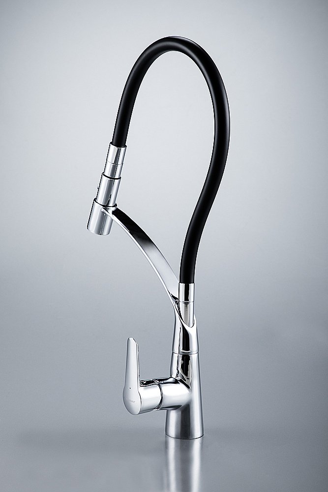 Смеситель для кухни Bravat F7420453CP хром купить в интернет-магазине сантехники Sanbest