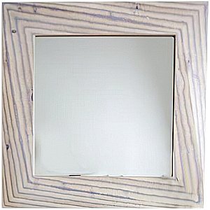 Зеркало Aqwella Papyrus-wood 100 Pap-w.02.10/LIGHT светлое дерево в ванную от интернет-магазине сантехники Sanbest