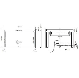 Зеркало Bemeta 101401147 хром в ванную от интернет-магазине сантехники Sanbest