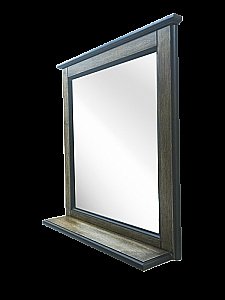 Зеркало Misty Винтаж 100x80 дуб в ванную от интернет-магазине сантехники Sanbest