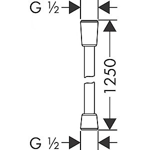 Душевой шланг Hansgrohe Isiflex 28272700 купить в интернет-магазине сантехники Sanbest