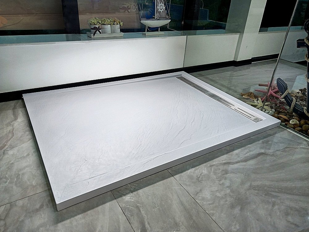 Душевой поддон Weltwasser WW TRS STONE WT 10000004366 90x90 белый купить в интернет-магазине Sanbest