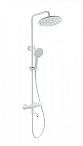 Душевая система с термостатом WONZON & WOGHAND CAPSULE, Белый матовый (WW-B3031-A2-MW) купить в интернет-магазине сантехники Sanbest
