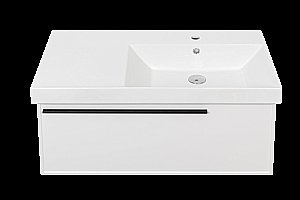 Тумба с раковиной LA FENICE Elba Bianco 90 белая для ванной в интернет-магазине Sanbest