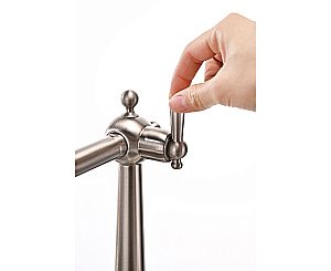 Смеситель для кухни Paulmark Retro Re213226-BS брашированная сталь купить в интернет-магазине сантехники Sanbest