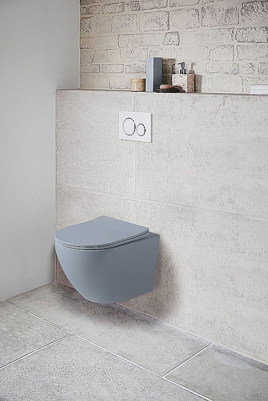 Унитаз Vincea Globo VT1-14SMO безободковый, с крышкой микролифт, океан матовый купить в интернет-магазине Sanbest