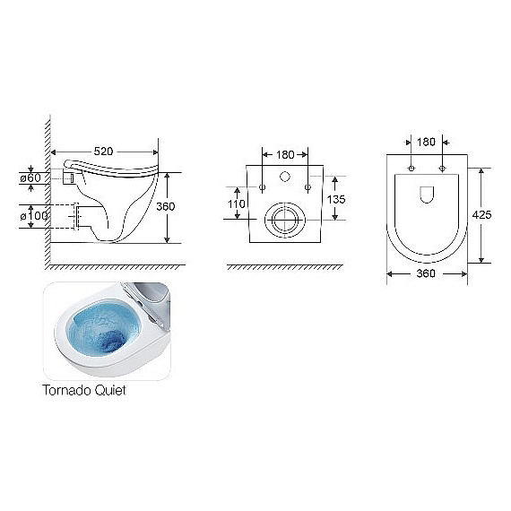 Инсталляция для унитаза Azario AZ-8010-1000 купить в интернет-магазине сантехники Sanbest