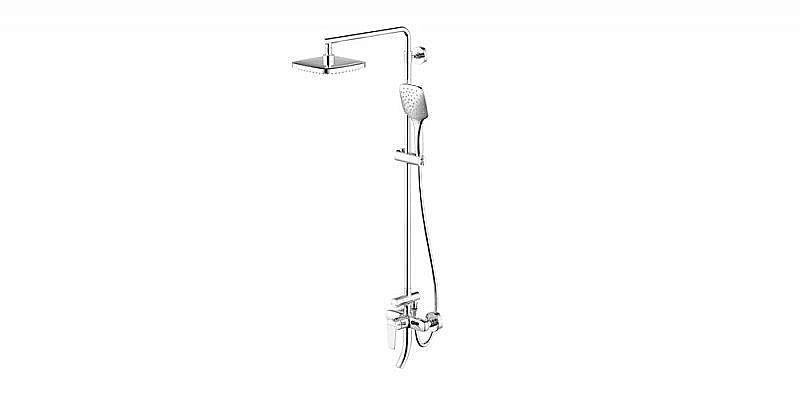 Душевая система Bravat SOURCE F6173218CP-A-ENG купить в интернет-магазине сантехники Sanbest