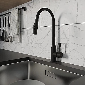 Смеситель для кухни Milardo Meal M01BL2FM05 купить в интернет-магазине сантехники Sanbest