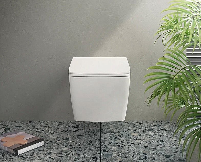 Унитаз Vitra METROPOLE 9820B003-7201 безободковый, с инсталляцией, с крышкой микролифт купить в интернет-магазине Sanbest