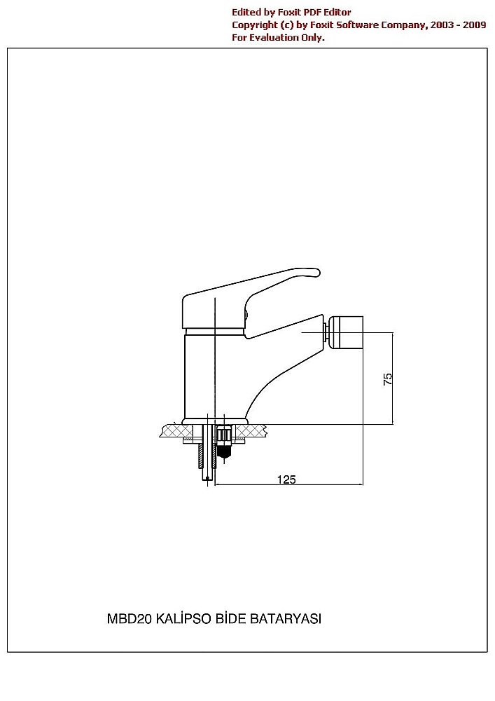 Смеситель для биде GPD KALIPSO MBD20 купить в интернет-магазине сантехники Sanbest