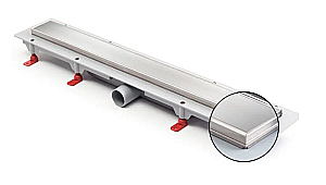 Душевой лоток Azario Klasik 65 AZ-CH N 650 K хром купить в интернет-магазине Sanbest