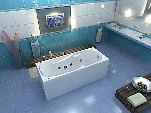 Ванна акриловая BAS Нептун Стандарт  ВС 00011 170х70 купить в интернет-магазине Sanbest