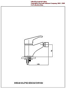 Смеситель для биде GPD KALIPSO MBD20 купить в интернет-магазине сантехники Sanbest