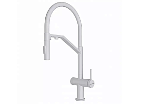 Смеситель для кухни Paulmark Zender Ze213155-WH белый матовый купить в интернет-магазине сантехники Sanbest