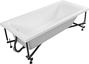 Ванна акриловая Aquanet Aura 369048 180х70 белая с боковой и фронтальной панелью купить в интернет-магазине Sanbest