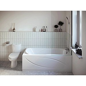 Ванна акриловая Santek Каледония 160x75 1.WH30.2.388 белая купить в интернет-магазине Sanbest