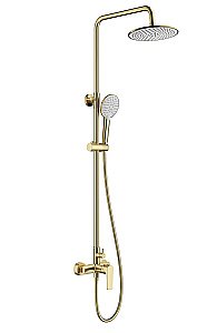 Душевая система WONZON & WOGHAND Blend, Брашированное золото (WW-A30103-BG) купить в интернет-магазине сантехники Sanbest