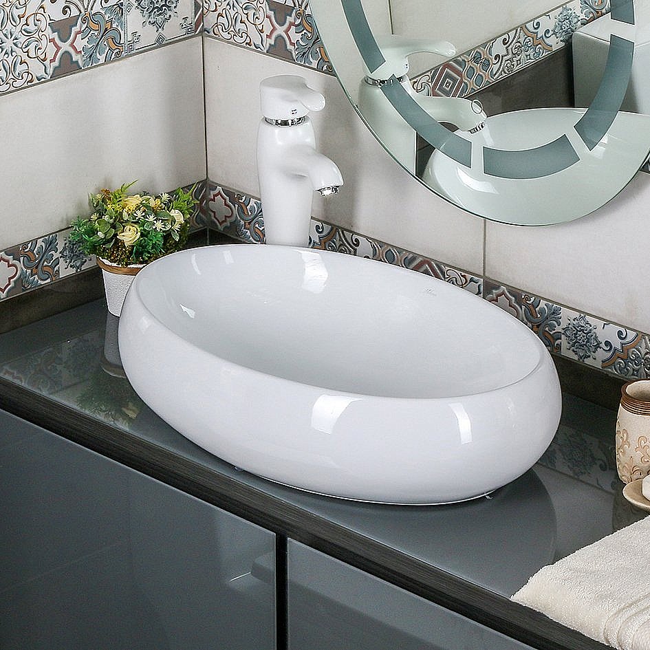Раковина Melana 320317 320317-805 белая купить в интернет-магазине Sanbest