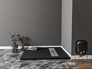 Душевой поддон Aquanet Delight 90х90 черный купить в интернет-магазине Sanbest