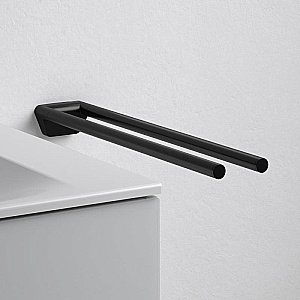Полотенцедержатель KEUCO REVA 12818370000 черный матовый купить в интернет-магазине сантехники Sanbest