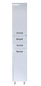 Пенал Misty Селена 35 белый для ванной в интернет-магазине сантехники Sanbest