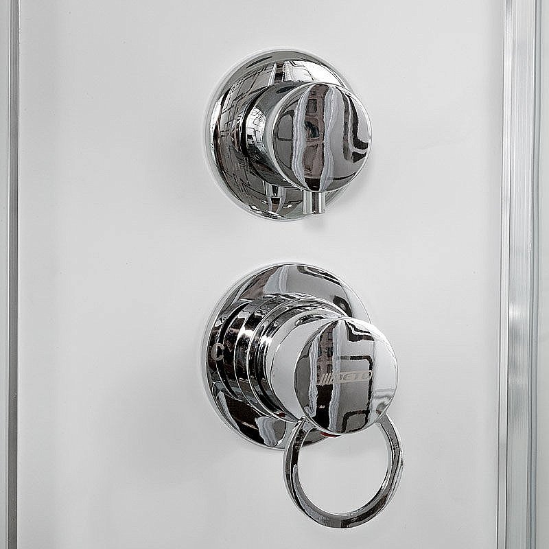 Душевая кабина DTO EM2780NGM 80х80 без крыши с гидромассажем купить в интернет-магазине Sanbest