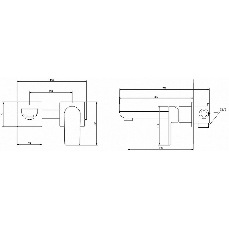 Смеситель для раковины Abber Weiss Insel AF8082FW белый матовый купить в интернет-магазине сантехники Sanbest