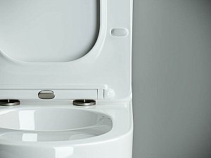 Унитаз напольный Ceramica Nova METROPOL CN4001 безободковый, с крышкой микролифт, с бачком купить в интернет-магазине Sanbest