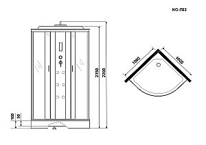 Душевая кабина Niagara Ultra NG-702-01 100x100 купить в интернет-магазине Sanbest