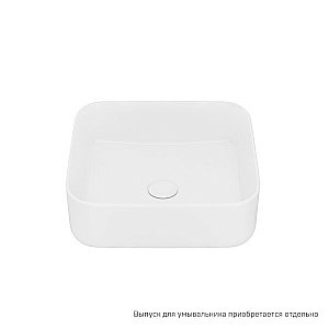 Раковина накладная Iddis Bridge BRIWS04i27 белый купить в интернет-магазине Sanbest