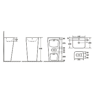 Инсталляция для унитаза Azario AZ-8010-1000 купить в интернет-магазине сантехники Sanbest