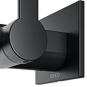 Смеситель для раковины KEUCO IXMO FLAT 59516370302 черный матовый купить в интернет-магазине сантехники Sanbest