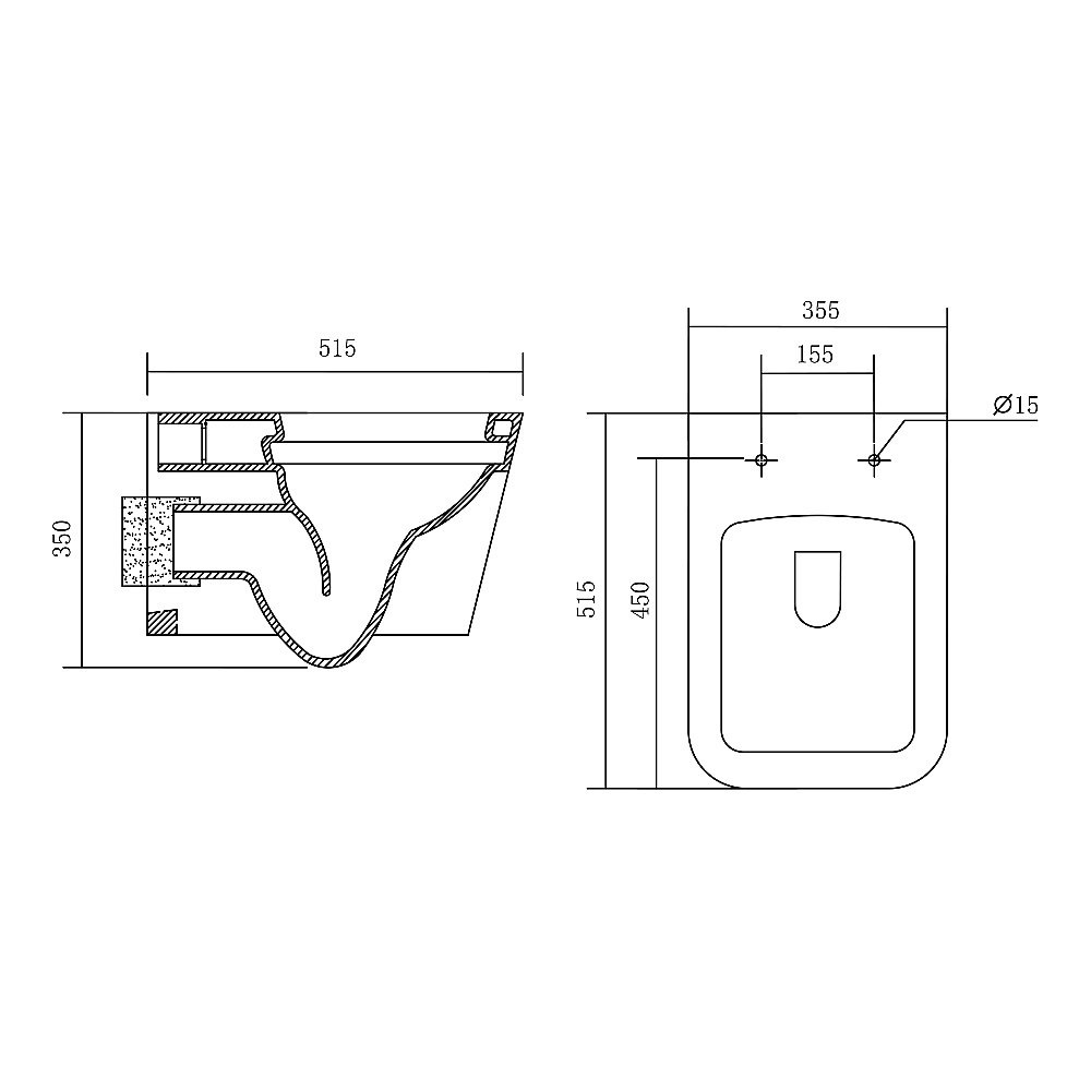Унитаз подвесной Aquatek Либра AQ0530-00 белый, с крышкой микролифт, безободковый купить в интернет-магазине Sanbest