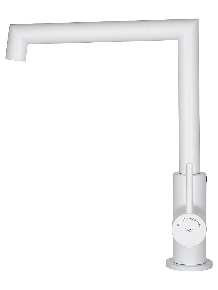 Смеситель для кухни WONZON & WOGHAND WW-L1005-MW белый матовый купить в интернет-магазине сантехники Sanbest