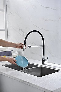 Смеситель для кухни Paulmark Halt Ha214021-CR купить в интернет-магазине сантехники Sanbest