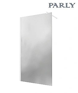 Душевое ограждение Parly 10687 100 матовое/профиль белый купить в интернет-магазине Sanbest